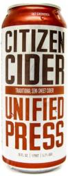Citizen Cider - Unified Press Cider (4 pack 16oz cans) (4 pack 16oz cans)