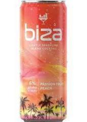 Biza - Passionfruit Peach (4 pack 12oz cans) (4 pack 12oz cans)